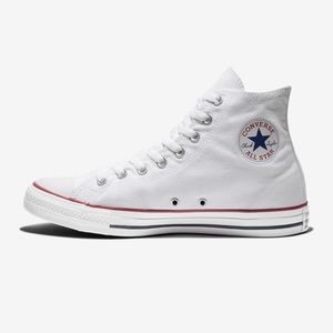 Converse Shoes - White Hi-Top Converse Sneakers Converse Shoes - White Hi-Top Converse Sneakers